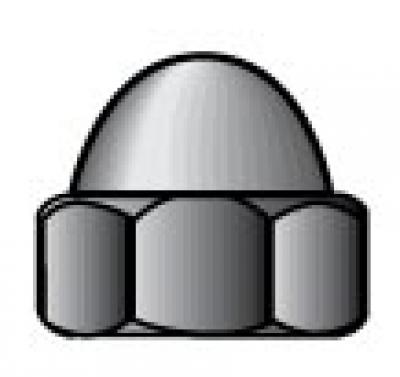 3/8-24 CHROME ACORN NUT