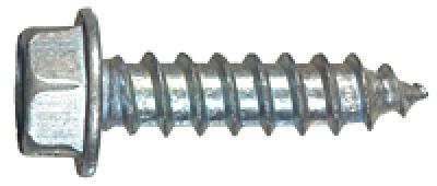 6x3/8 WH HEX SHEET METAL SCREW