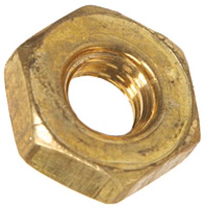 4-40 BRASS MACHINE SCREW NUT