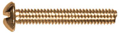 4-40x3/8 BRASS MACHINE SCREW