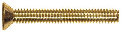 6-32x1-1/4 FHPH BR MACHINE SCREW