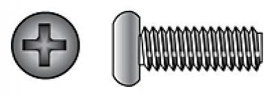 2-56x1/4 PH BRS MACHINE SCREW